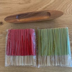 incense holder + 200 pcs natural incense sticks